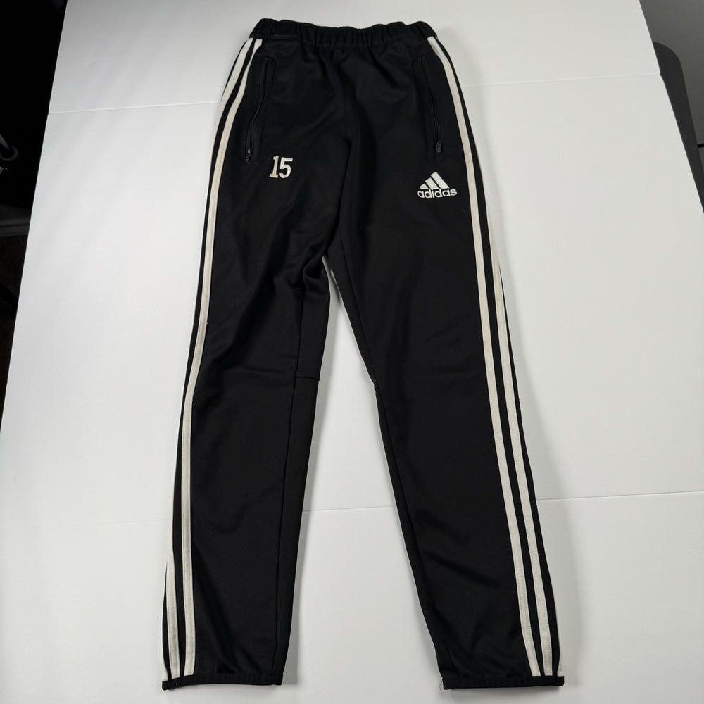 Adidas Track Pants Youth Large (20x27) Soccer Training Athletic 3 Stripe